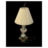Vintage Capodimonte Pierced Porcelain Lamp