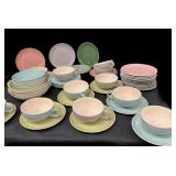 52 pc:  11) Cups, (:2) Saucers, (4) Plates 6.5 ï¿½,