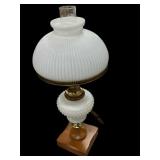 Milk Glass Lamp