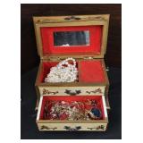 Jewelry box with jewelry