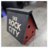 "See Rock City" Vintage Birdhouse
