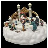 Revolving Santa Decor