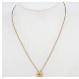 Christian Dior CD Logo Necklace