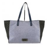 Marc Jacobs Blue & Black Patterned Tote