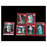 (7) Keepsake Ornaments-Movie Figures