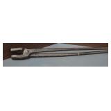 pair of blacksmith tongs
