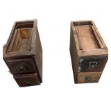 Antique Sewing Machine Drawers