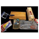 Box Lot Kobalt Tool, Wood Crafting Pieces, Platex