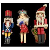 (3) Christmas Nutcrackers 14-15 ï¿½ Tall