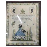Beautiful Framed Cross Stitch