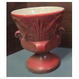 vintage Haeger pedestal pottery vase or planter