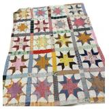 Hand Tacked Star Quilt