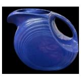 Mid Century Fiesta Disc Pitcher-Blue