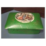 vintage Mid-Century Art Pottery Trinket Box by