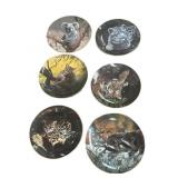 (6) WILDLIFE PLATES