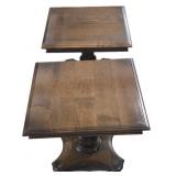 Vintage Heritage Pedestal End Tables