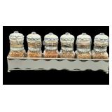 Vintage Metal Spice Rack