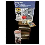 Wood File Box wï¿½ Sandpaper, Grease Gun,