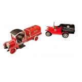 (2) Metal Collector Texaco Oil Trucks