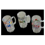 (3) Budweiser Mugs