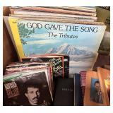 Case of 45 RPM & 33 RPM Records