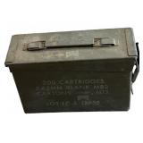 Ammunition  Box Full of Nuts & Bolts