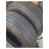 2 USED MICHELIN TIRES P255/70R18