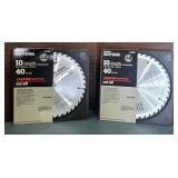 TWO SAW BLADES