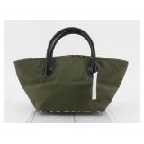 Burberry Nova Check Leather Tote Bag