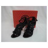 Tory Burch Evelyn Sequin Fringe Heels Size 7