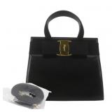 Salvatore Ferragamo Vara Bow Leather Handbag