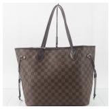 Louis Vuitton Damier Neverfull MM Tote Bag