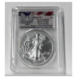 2018 - 1st Strike American Silver Eagle MS69
