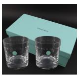 Tiffany & Co. Unused Pair of Glass