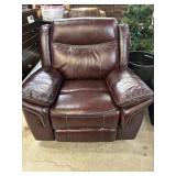 Ashley  U744  Brown  Leather  Recliner