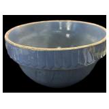 Blue Pottery Mixing Bowl