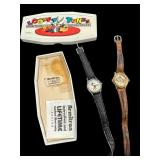 Looney Tune Watches-Mickey & Tasmanian