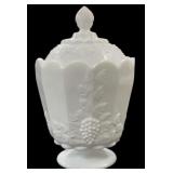 10.5 " Westmoreland Grape Panel Cookie Jar
