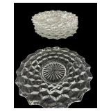 (8) 7.5 " Fostoria Dessert Plates