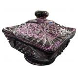 Purple Covered Candy Dish