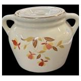 RARE Autumn Leaf Bean Pot