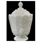 10.5 " Westmoreland Grape Panel Cookie Jar