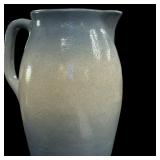 Stoneware Blue Pitcher