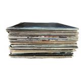 Stack of 33 RPM Records