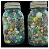 Ball Mason Blue Quart Jar Marbles