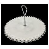 8.5 ï¿½ Fenton Silver Crest Dessert Tray
