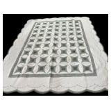 Green Floral Quilt