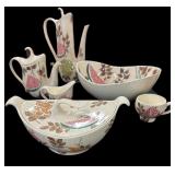 RED WING Teapot, Coffee Server, Covered Bowl,