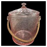 Pink Biscuit Jar