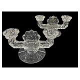 American Fostoria Double Candlesticks